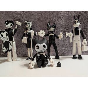 Lot of 5 Bendy and the Ink Machine Action Figures - Series 1! NWOB